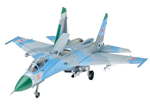 Maquette avion militaire : Suchoi Su-27 Flanker - 1:144 - Revell 03948