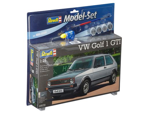 Maquette de voiture : Model Set Volkswagen Golf 1  GTI - 1/24 - Revell 67072