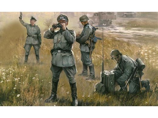 Figurines militaires : État-Major allemand 1939-1942 - 1/72 - Zvezda 6133