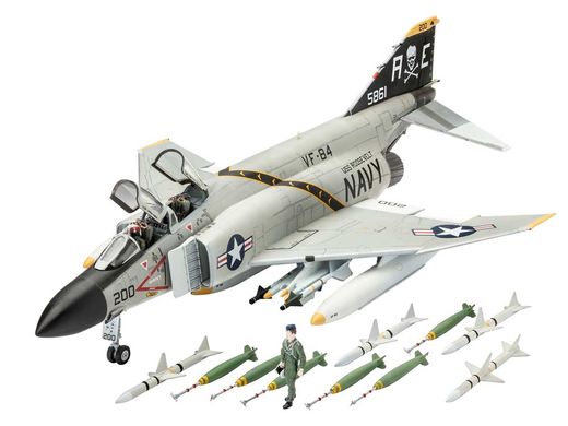 Maquette avion militaire : F-4J Phantom US navy - 1:72 - Revell 3941