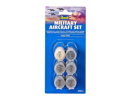 Accessoires de modélisme : Set de peintures acryliques pour avion militaire - Revell 39071