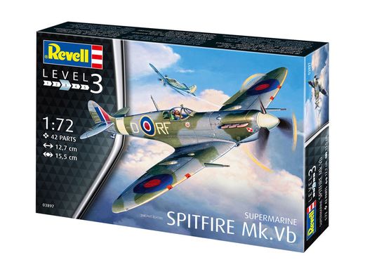 Maquette avion : Supermarine Spitfire Mk.Vb - 1:72 - Revell 03897