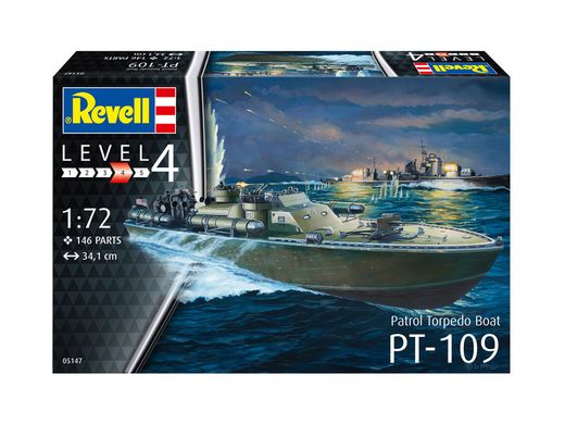 Maquette de navire militaire : Patrol Torpedo Boat PT-109 - 1:72 - Revell 05147