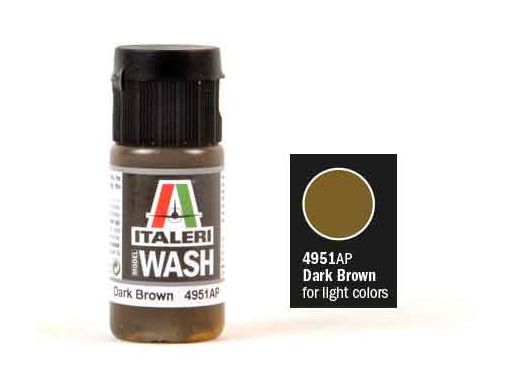 peinture maquette : Jus Acrylique Brun Foncé – Italeri 4951AP