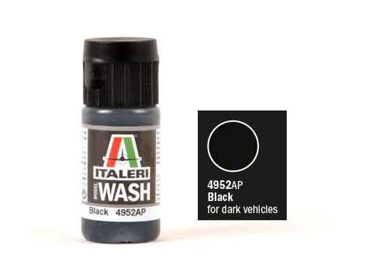 Peinture maquette : Jus Acrylique Noir – Italeri 4952AP