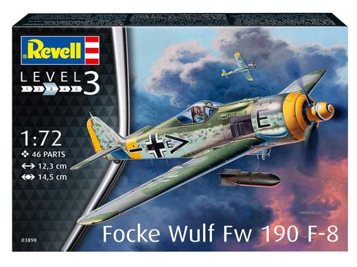 Maquette avion : Focke Wulf Fw190 F-8 - 1:72 - Revell 03898