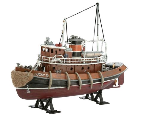 Maquette de navire : Model set Harbour Tug Boat - 1:108 - Revell 65207