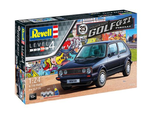 Maquette de voiture : 35 Years Volkswagen Golf GTI Pirelli - 1/24 - Revell Maquette de voiture : 35 Years Volkswagen Golf GTI Pirelli - 1/24 - Revell 05694