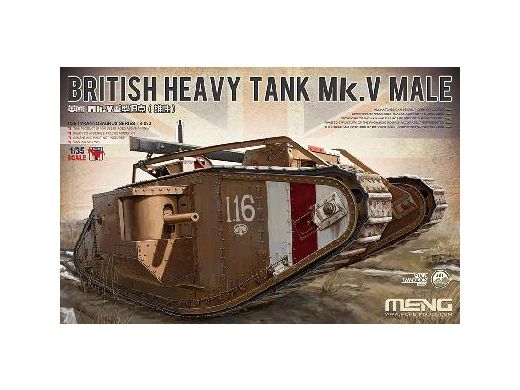 Maquette char lourd britanique MK V Male 1:35 - Meng TS020