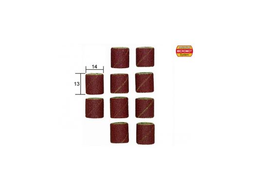 Outil modélisme - 10 bandes abrasives en corindon ø 14,0 mm - PROXXON 28979