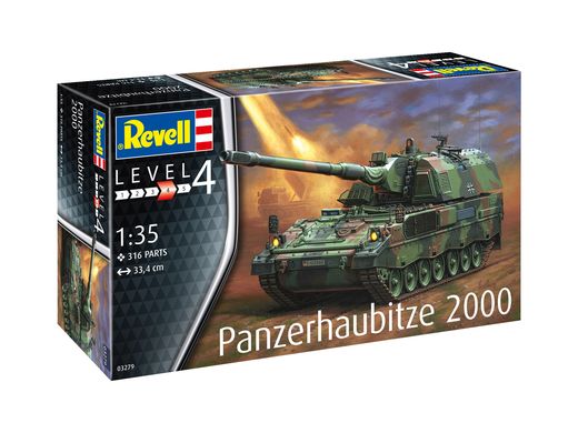 Maquette char d'assaut : Obusier blindé 2000 - 1/35 - Revell 03279, 3279