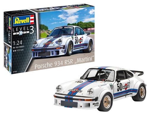 Maquette voiture de collection : Porsche 934 Rsr "Martini" - 1/24 - Revell 7685 07685