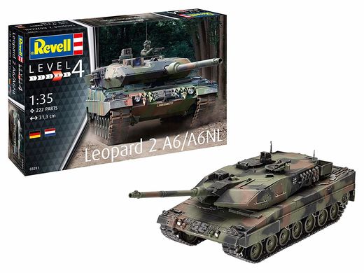Maquette char d'assaut : Leopard 2A6/A6Nl - 1/35 - Revell 3281 03281