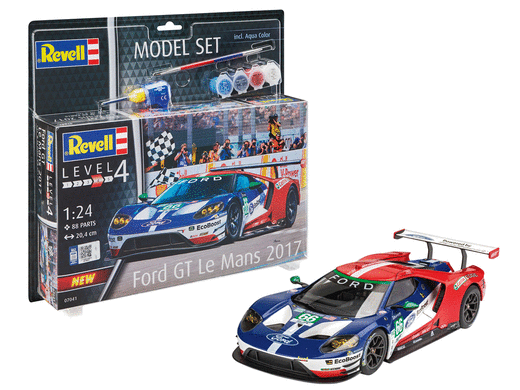 Maquette de voiture : Model set - Ford GT Le Mans 2016 - 1/24 - Revell 67041