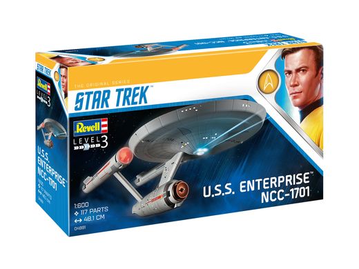 Maquette Star Trek : U.S.S. Enterprise Ncc-1701 (Tos) - 1:600 - Revell 4991, 04991