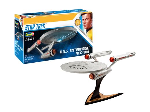 Maquette Star Trek : U.S.S. Enterprise Ncc-1701 (Tos) - 1:600 - Revell 4991, 04991