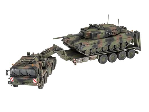 Maquette char d'assaut : SLT 50-3 "Elefant" + Leopard 2A4 - 1/72 - Revell 03311, 3311