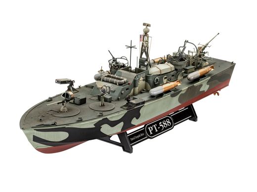 Maquette bateau militaire : Patrouilleur Lance-Torpilles Pt-588/Pt-57 - 1/72 - Revell 5165 05165