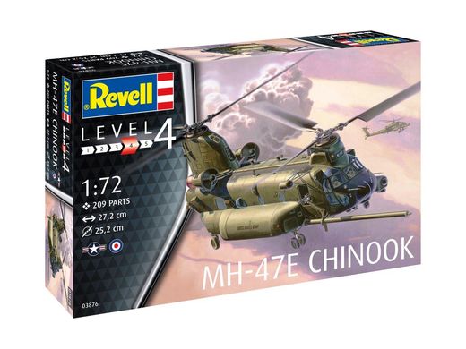 Maquette hélicoptère militaire : Mh-47 Chinook - 1/72 - Revell 3876 03876
