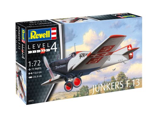 Maquette avion militaire : Junkers F.13 1:72 - Revell 03870, 3870