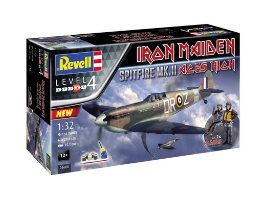 Maquette avion militaire : Spitfire Mk.Ii "Aces High" Iron Maiden - 1:32 - Revell 5688 05688