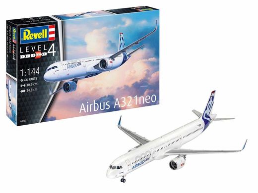 Maquette avion civil : Airbus A321 Neo - 1:144 - Revell 4952 04952
