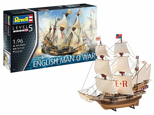 Maquette voilier : English Man O'War - 1:96 - Revell 5429 05429