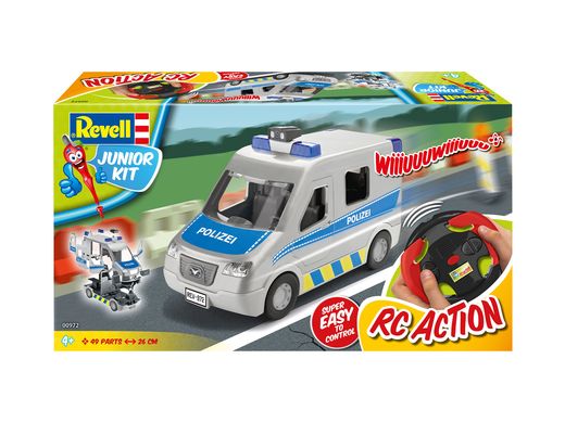 Maquette débutant : Junior Kit Rc Police Van 1:20 - Revell 972 00972