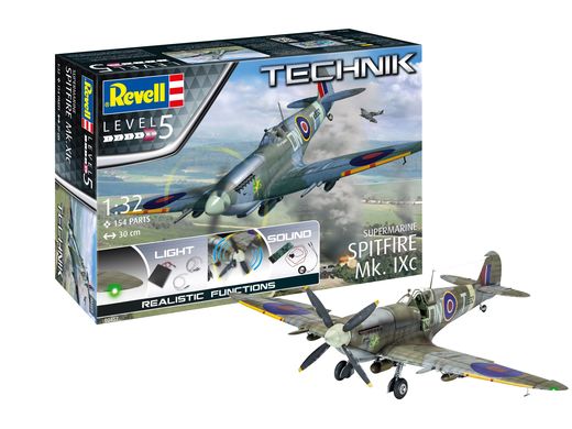 Maquette avion : Supermarine Spitfire Mk.IXc - 1:32 - Revell 0457, 457 - france-maquette.fr