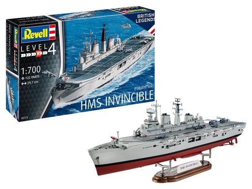 Maquette navire militaire : HMS Invincible (Falkland War) 1:700 - Revell 05172, 5172 - France-maquette.fr