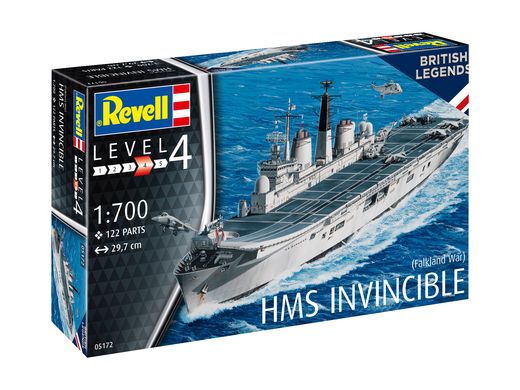 Maquette navire militaire : HMS Invincible (Falkland War) 1:700 - Revell 05172, 5172 - France-maquette.fr