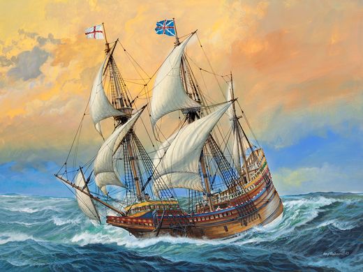 Maquette voilier : Mayflower - 400e Anniversaire - 1:83 - Revell 05684, 5684 - france-maquette.fr