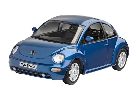 Maquette voiture : Easy Click VW New Beetle 1:24 - Revell 07643, 7643 - france-maquette.fr