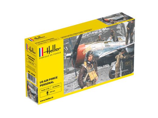 Figurines militaires : US Air Force Personal - 1/72 - Heller 49648 - france-maquette.fr