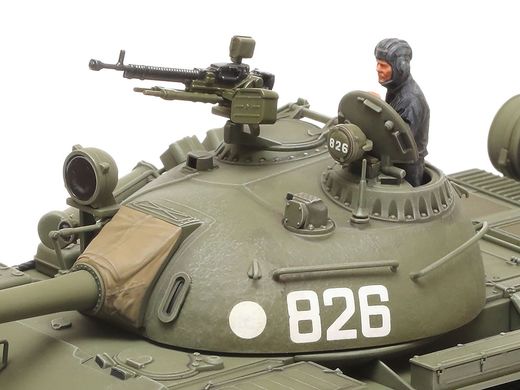 Maquette char d'assaut : Russian Medium Tank T-55 - 1/48 - Tamiya 32598 - france-maquette.fr