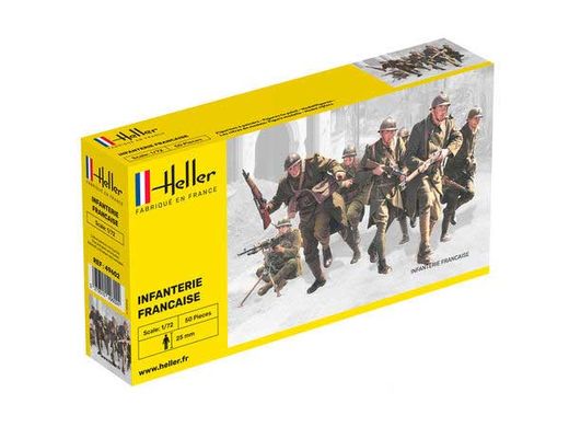 Figurines militaires : Infanterie française - 1/72 - Heller 49602