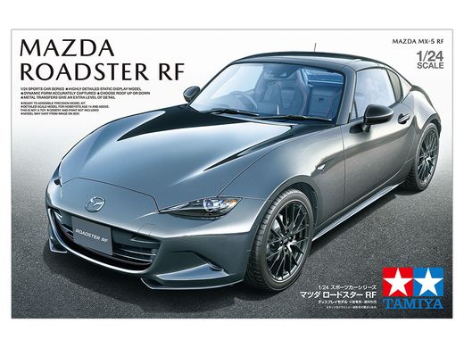 Maquette de voiture de sport : Mazda MX-5 RF - 1/24 - Tamiya 24353 - france-maquette.fr