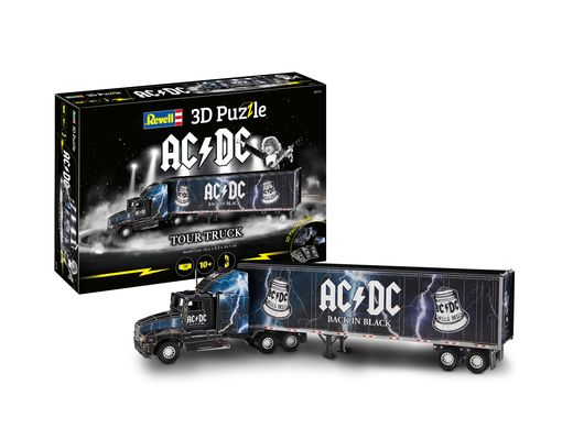 Maquette camion : Puzzle 3D AC/DC Tour Truck - Revell 0172, 172 - france-maquette.fr