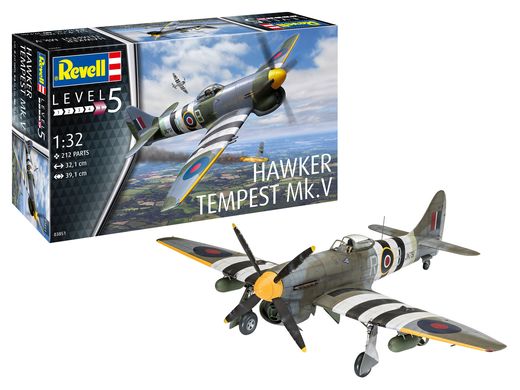 Maquette avion : Hawker Tempest V - 1:32 - Revell 03851, 3851 - france-maquette.fr