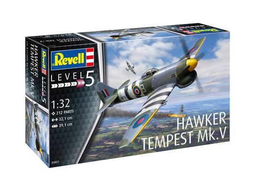 Maquette avion : Hawker Tempest V - 1:32 - Revell 03851, 3851 - france-maquette.fr