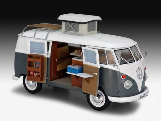 Maquette voiture : Volkswagen T1 Camper 1:24 - Revell 07674, 7674