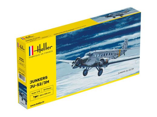Maquette avion : Ju-52/3m - 1:72 - Heller 80380 - france-maquette.fr