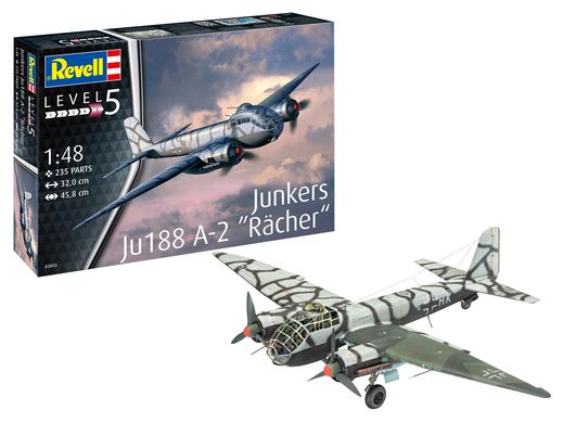 Maquette avion : Junkers Ju188 A-1 "Rächer" 1:48 - Revell 03855, 3855