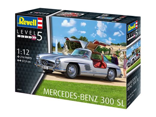 Maquette voiture : Mercedes Benz 300 SL - 1:12 - Revell 07657, 7657