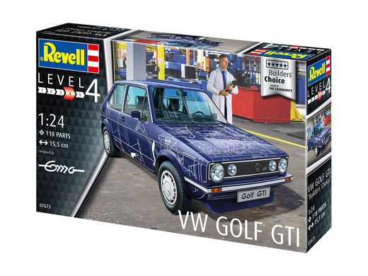 Maquette voiture : Volkswagen Golf Gti "Builders Choice" - 1:24 - Revell 07673, 7673