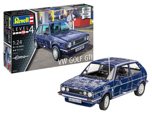 Maquette voiture : Volkswagen Golf Gti "Builders Choice" - 1:24 - Revell 07673, 7673