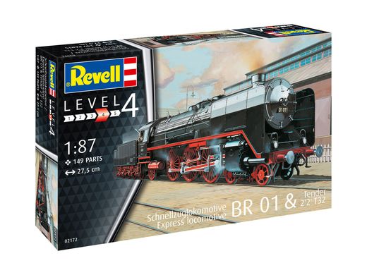 Maquette train - Locomotive rapide BR01 (Tender 2'2') - 1:87 - Revell 02172 2172