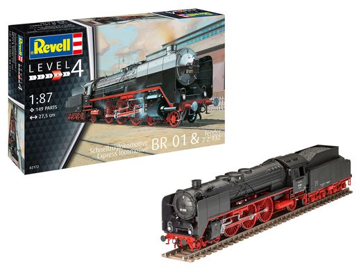 Maquette train - Locomotive rapide BR01 (Tender 2'2') - 1:87 - Revell 02172 2172