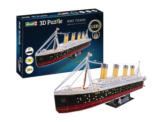 Maquette Puzzle 3D : RMS Titanic Led - Revell 0154, 154