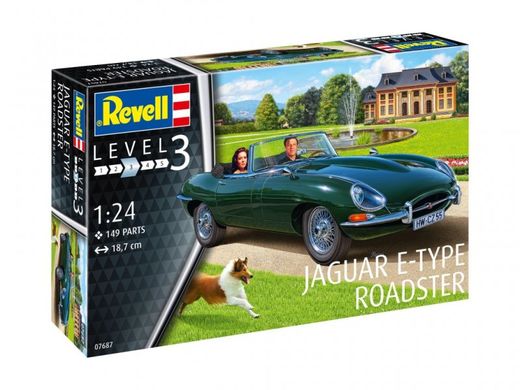 Maquette voiture : Jaguar E-Type Roadster - 1:24 - Revell 07687, 7687